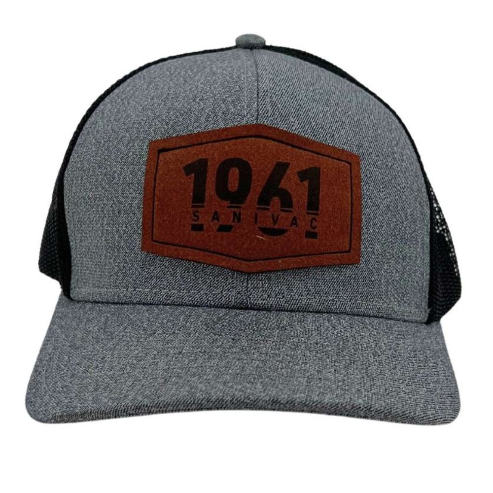 Capamerica Men's Baseball Hat | Sanviac | Snapback | Mesh | Grey & Black | OS